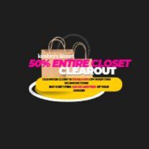 🎈✨🎁 50% OFF CLOSET CLEAROUT SILENT SHOW TUESDAY, SEPT 23 AT 9:00 AM PT🎁✨🎈